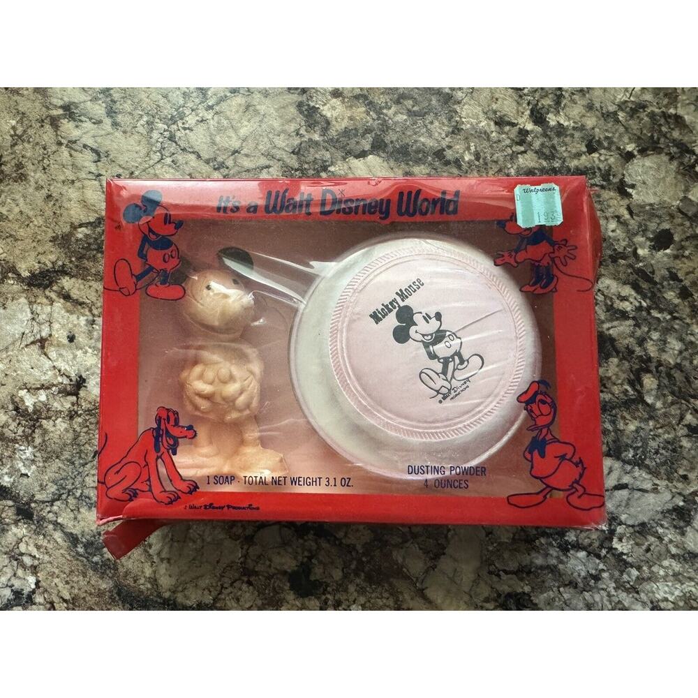 Vintage Disney Wonderful‎ World Of Beauty Soap And Dusting Powder New In Package